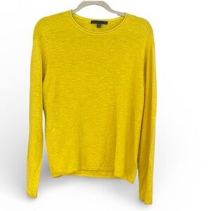 John Varvatos Linen Viscose Blend Long Sleeved Top Sz Medium